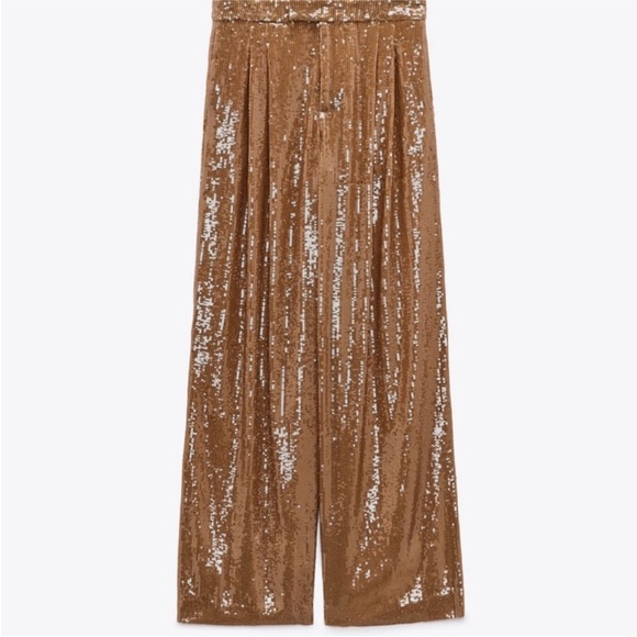 Zara sequin blazer and pants set LIMITED EDITION - Picture 9 of 14